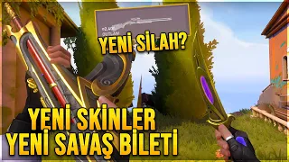 YENİ SİLAH GELİYOR?! YENİ SKİNLER, YENİ SAVAŞ BİLETİ ve YENİ AJAN! VALORANT