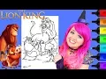 Coloring The Lion King Simba Timon Pumbaa Coloring Page Prismacolor Markers KiMMi THE CLOWN