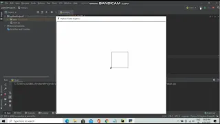 How to draw square using python turtle