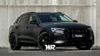 Wraptor - Brand New Audi e-tron Got Fully Customized and Blacked Out Satin Black Wrap