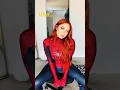 Lagu spider girl transformation Spider-Girl costume cosplay #shorts #cosplay #trending