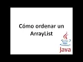 Como ordenar un ArrayList