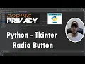 13 Using Radio Button In Tkinter Python