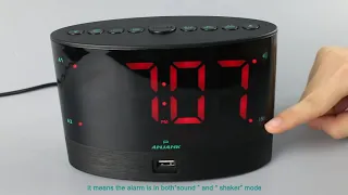 Download Kstar ANJANK -- The Teaching Video of AC-189 Loud Alarm Clock with Wireless Bed Shaker MP3