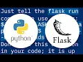 Threaded true Flask larger application file structure