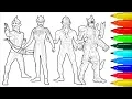 Ultraman Zero Wiki Monsters Ultra Sever Heroes 2 Coloring Pages Colouring Pages for Kids