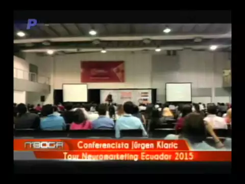 Conferencista Jürgen Klaric Tour Neuromarketing Ecuador 2015