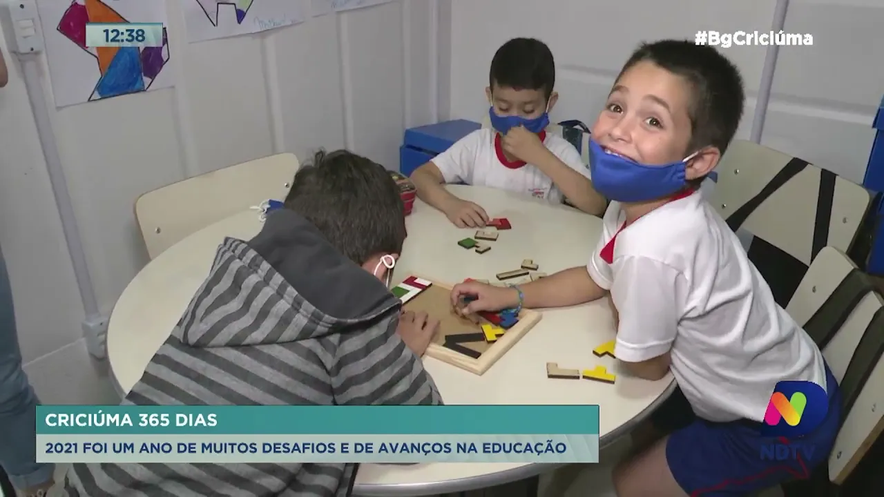 Criciúma 365 dias: 2021 foi um ano de desafios e avanços na educação