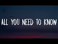 Download Lagu Gryffin \u0026 Slander - All You Need To Know (Lyrics) ft. Calle Lehmann