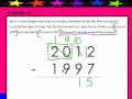 Subtracting Across Zeros