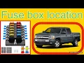 The fuse box location on a 2011 Chevy Silverado