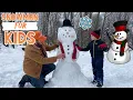 Download Lagu How-To Build a Snowman ⛄ | Step by Step for Kids!!