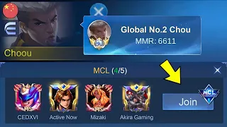 Download I MET 4 GLOBAL/YOUTUBER in MCL !! (WIN OR LOSE) - Mobile Legends MP3