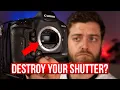 Should you worry about SHUTTER COUNT with timelapse photography