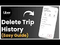 How To Delete Uber Trip History