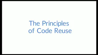 The Principles of Code Reuse Python Lesson 20 Learn With Google Free Courses Offered