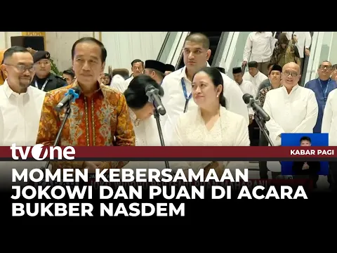 Jokowi dan Puan Maharani Bertemu di Acara Buka Bersama Partai NasDem