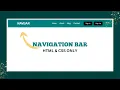 How to Create a Navigation Bar using HTML and CSS Navbar CSS Tutorial Header HTML CSS