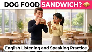 "I'm Eating a Big Sandwich!" 🥪 | English Story | A1 - A2
