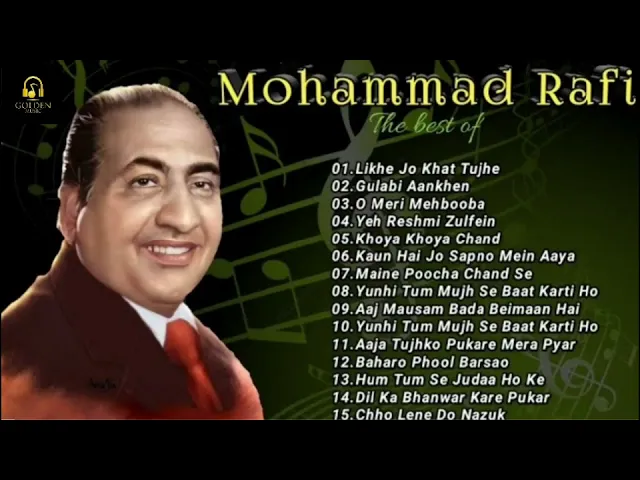 Download MP3 Mohammad Rafi Superhit Songs | Old Songs | Audio Jukebox 2024 | Top15Songs @GoldenTrendingMusic