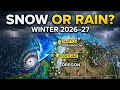 Seattle Portland Winter 2026 27 SNOWSTORM or RAIN Major Forecast Update