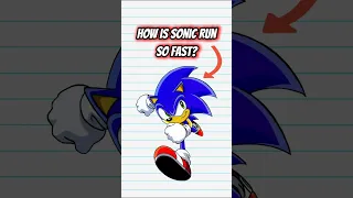 How Does Sonic Run So Fast Shorts Sonic Viralshorts 