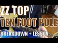 Lagu ZZ Top - Ten Foot Pole - Guitar Tutorial
