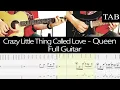 Download Lagu CRAZY LITTLE THING CALLED LOVE - Queen (Brian May): FULL guitar cover + TAB