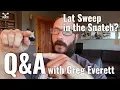 Lat Sweep In The Snatch Q A With Greg Everett