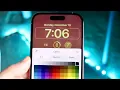 How To Change Color Of Time On iPhone Lock Screen