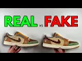 Download Lagu REAL VS FAKE! NIKE AIR JORDAN 1 LOW ZION WILLIAMSON VOODOO SNEAKER COMPARISON!