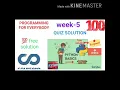 Programming for everybody getting started with python Week-5 quiz solution Coursera