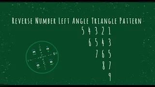 73 Number Left Angle Triangle Pattern without any pre-defined method using while loop in Python