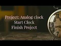 java project Analog Clock part-5 start clock finish project vs code java swing java