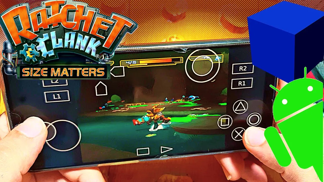 Ratchet And Clank Size Matters 2022 on Android - Gameplay PS2 Emulator - Aether SX2