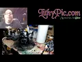 Airbrushing Darth Vader 3D Printed Can Cozy modeled by Hex3D