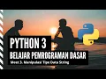 Python 3 - Manipulasi Tipe Data String