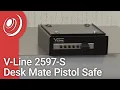 V-Line 2597-S Desk Mate Pistol Safe Overview