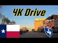 4K Drive Texas Denton Texas to Carrollton TX Southbound Evening