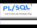 HOW TO RUN PROGRAMS IN SQL COMMAND PROMPT