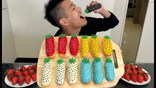 如何製作草莓泡芙！How to Make Strawberry Puffs!
