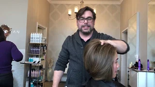 Textured Haircut by Master Stylist Todd Matthew Jonathan Salon Oakville