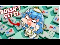 Anime girl tries to learn Mahjong again