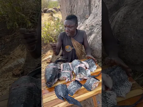 Chabba prepare new meal in the bush for the first time