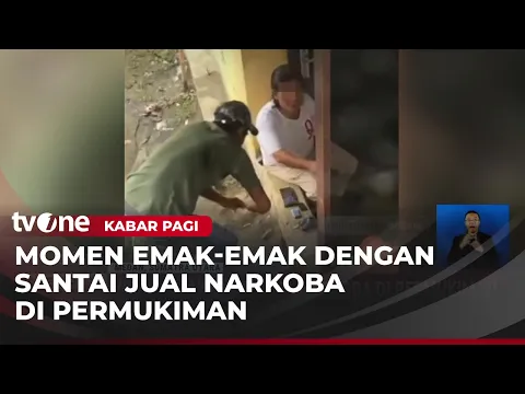 Viral, Emak-emak di Medan Jual Narkoba di Permukiman