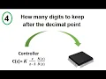 Part 4 How to apply a controller as a transfer function in a Microcontroller