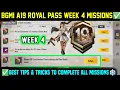A19 RP WEEK 4 MISSIONS EXPLAINED SEASON 29 ROYAL PASS WEEK 4