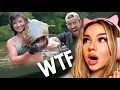 Finnish Girl Reacts to Catfish Noodling Pulling Catfish from Clay Holes The Old Fashion Way