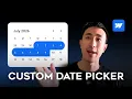 I Created a Custom Date Picker in Webflow And YOU Can Too