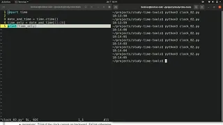 Intro to Python chapter 1 2 Building a clock